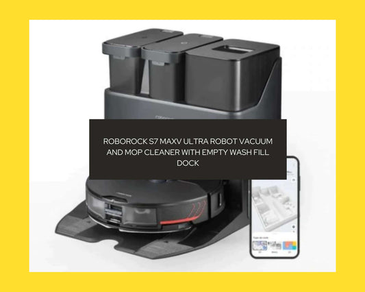 Roborock S7 MaxV Ultra Robot Vacuum and Mop Cleaner with Empty Wash Fill Dock