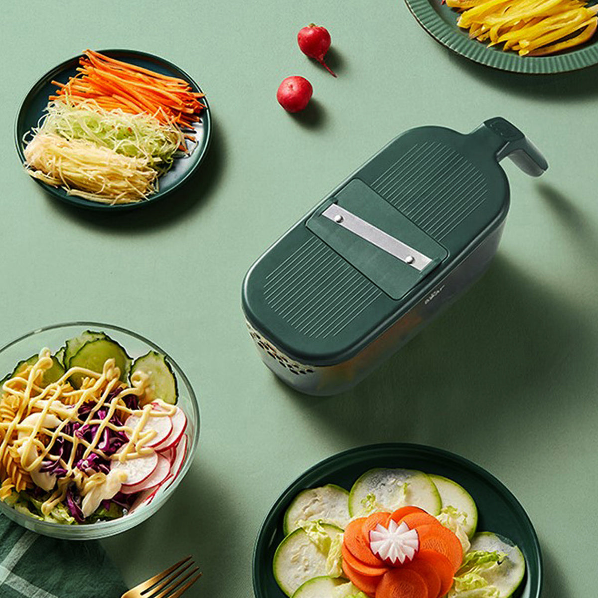 Bear 6 in 1 Multi-function Vegetable Cutter Bear 6 in 1 Multi-function Vegetable Cutter