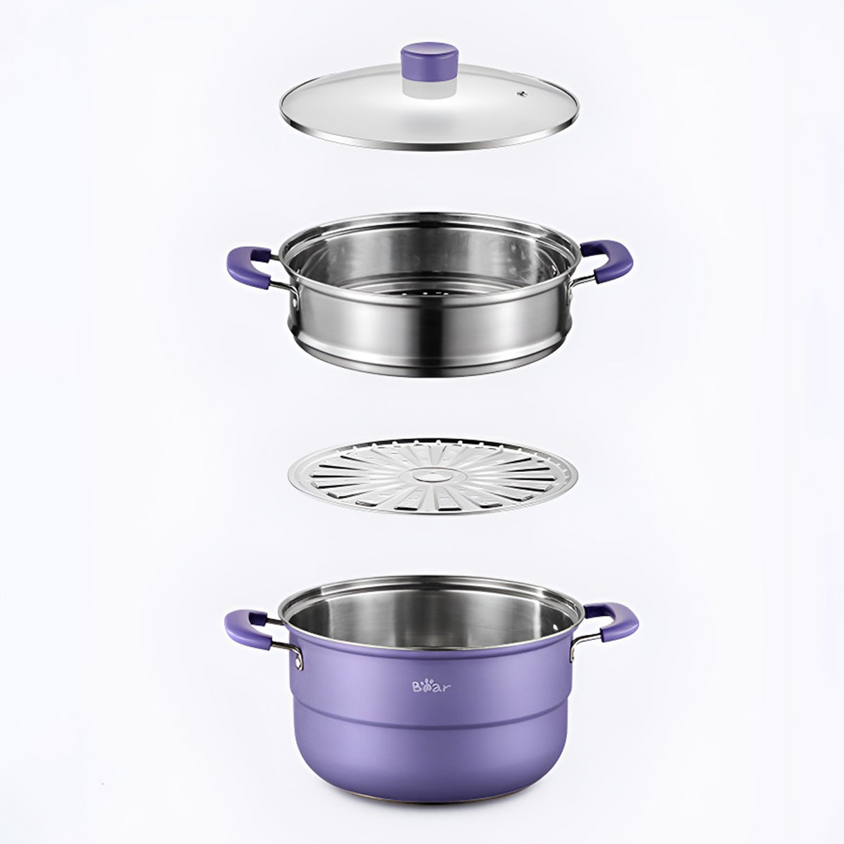 Bear 2 Layer Stainless Steel Steamer Pot Bear 2 Layer Stainless Steel Steamer Pot