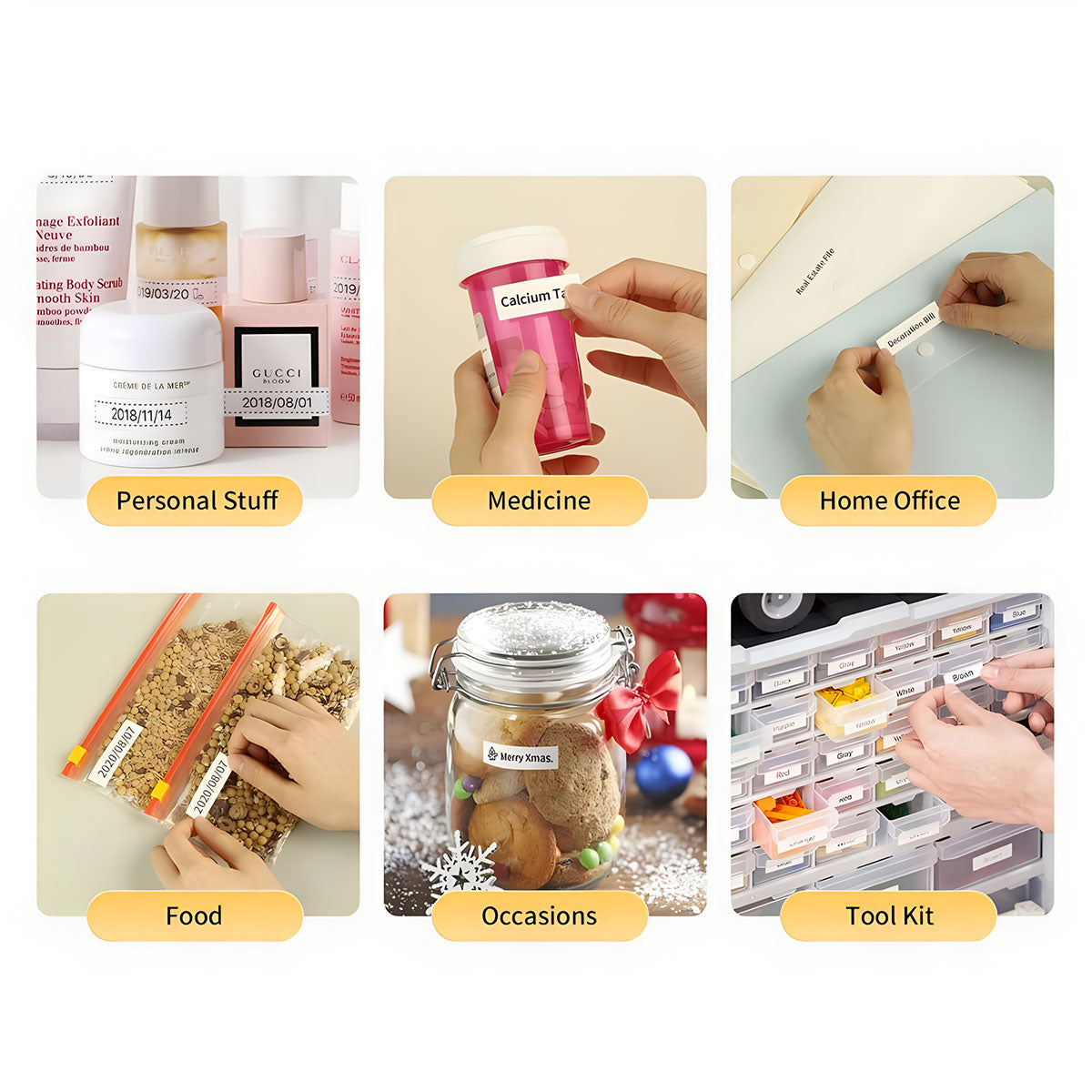 NiiMbot White Label Paper Waterproof Oil-proof Label Sticker For B21/B3S/B1 NiiMbot White Label Paper Waterproof Oil-proof Label Sticker For B21/B3S/B1