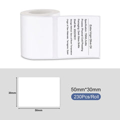 NIIMBOT 热敏标签纸防水标签制作胶带适用于 B21 50*30mm 230 片