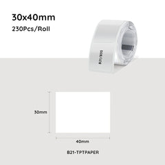 Niimbot B21/B3S/B1/B31 Label - Transparent