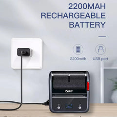 NiiMbot B3S 标签打印机连接手机和电脑