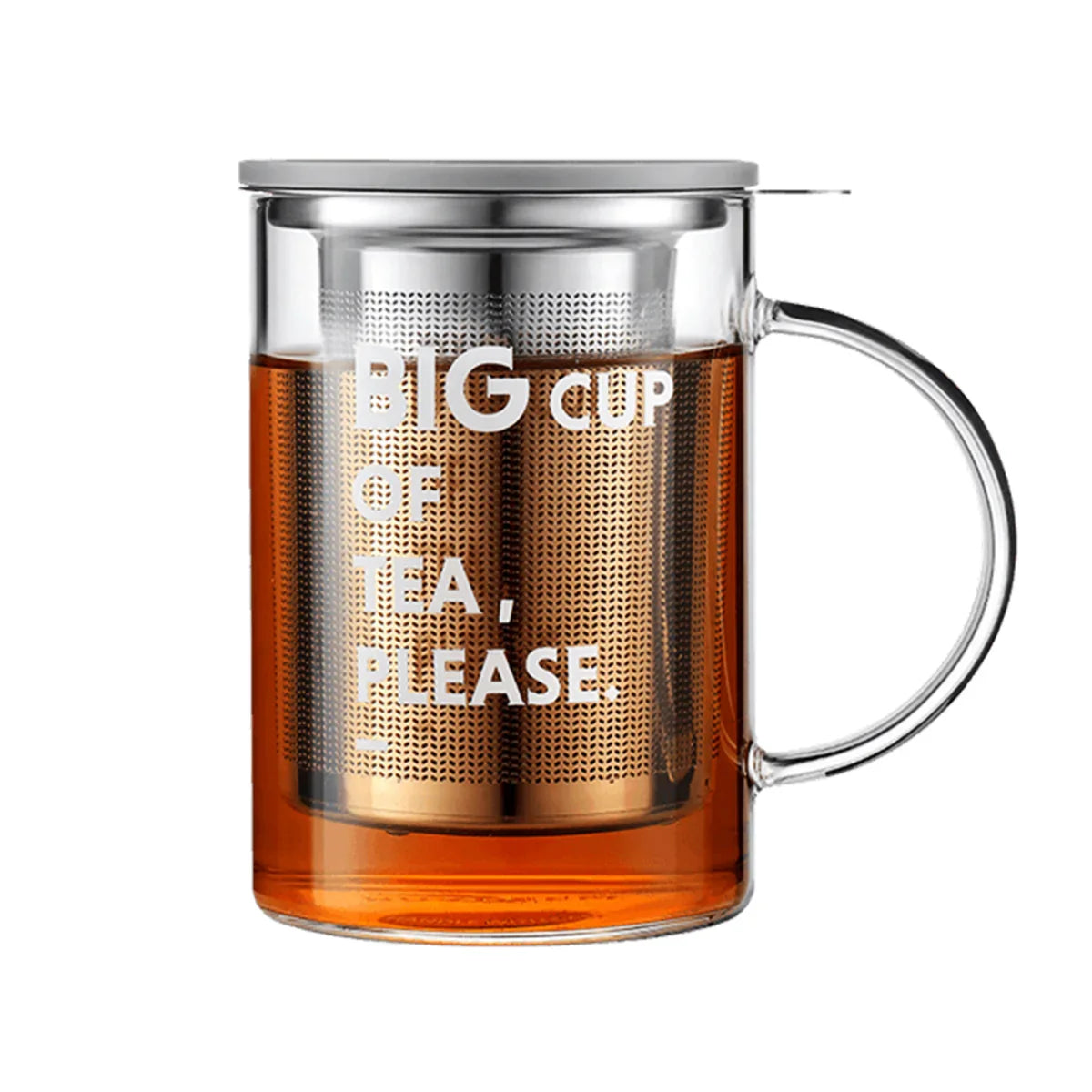 BUYDEEM Teapot Tea Cup With Drain Basket Separation Filter High Borosilicate Glass 500ml CD1002 BUYDEEM Teapot Tea Cup With Drain Basket Separation Filter High Borosilicate Glass 500ml CD1002