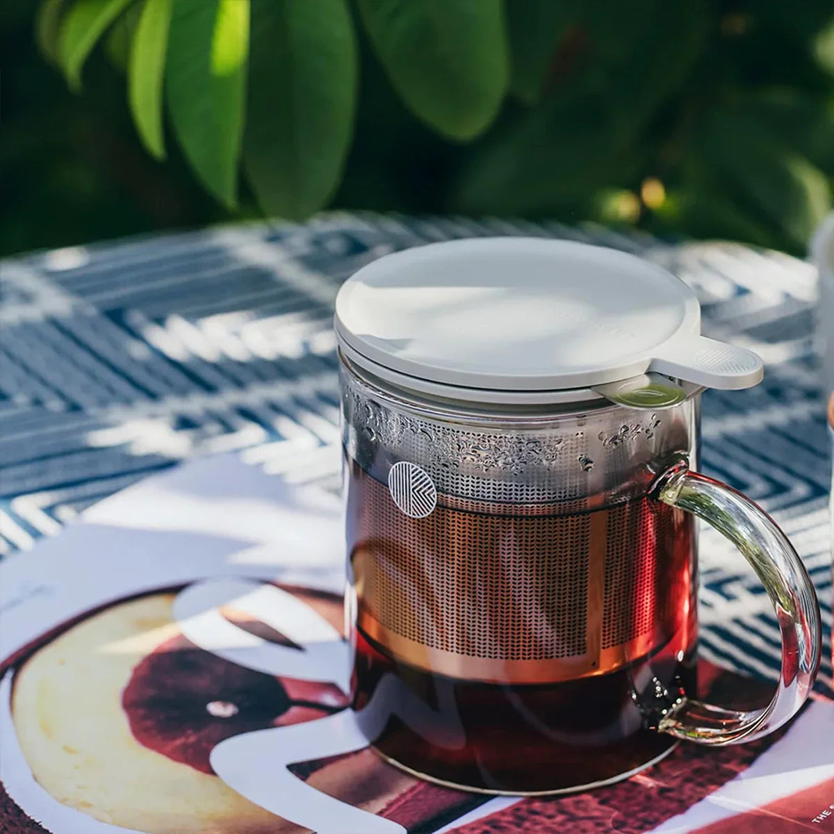Buydeem Tea Pot Glass With Bracket 500ml Buydeem Tea Pot Glass With Bracket 500ml