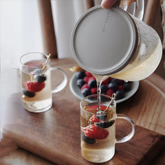 Buydeem Tea Pot Glass With Bracket 500ml