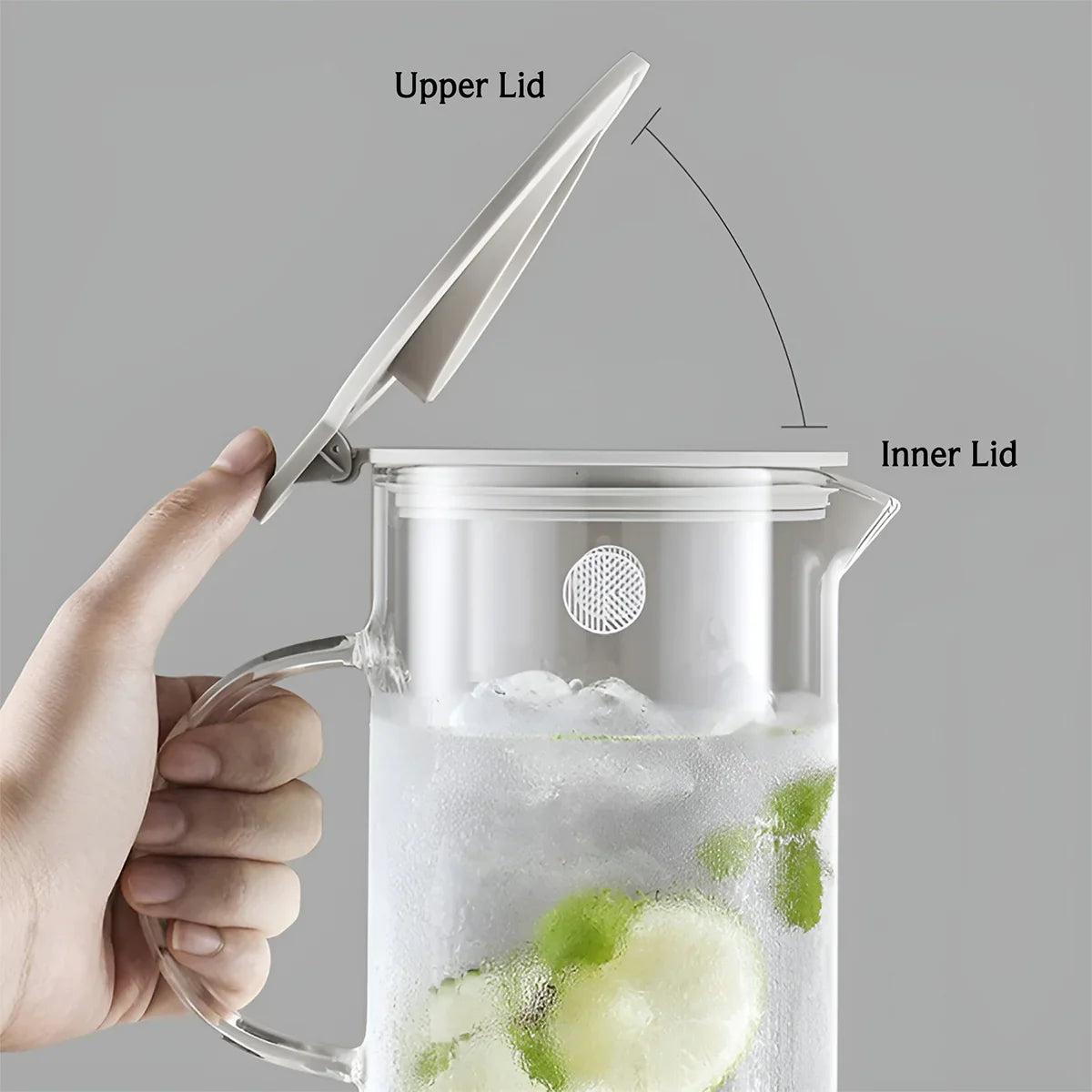 Buydeem Tea Pot Glass With Bracket 500ml Buydeem Tea Pot Glass With Bracket 500ml