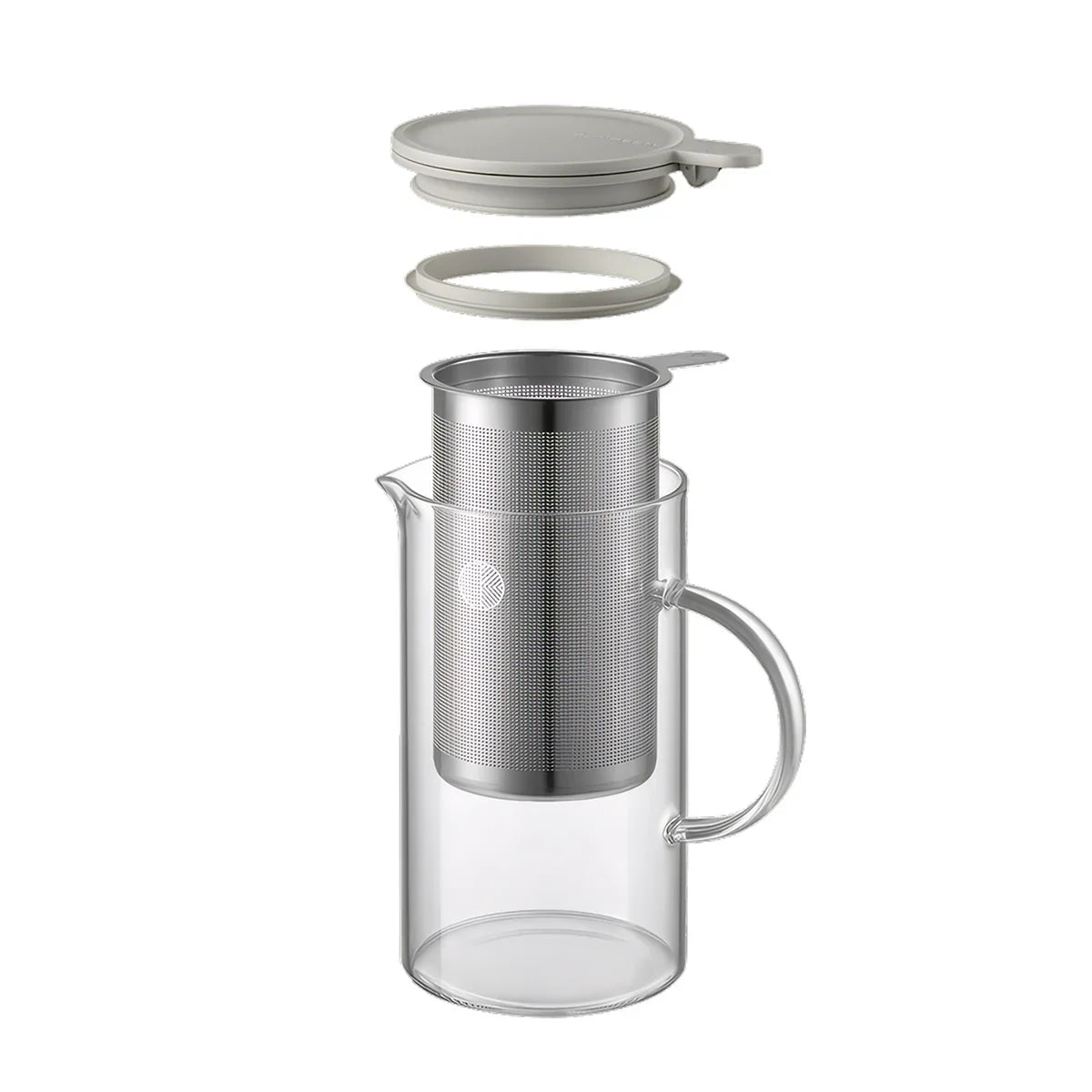 Buydeem Tea Pot Glass With Bracket 800ml Buydeem Tea Pot Glass With Bracket 800ml
