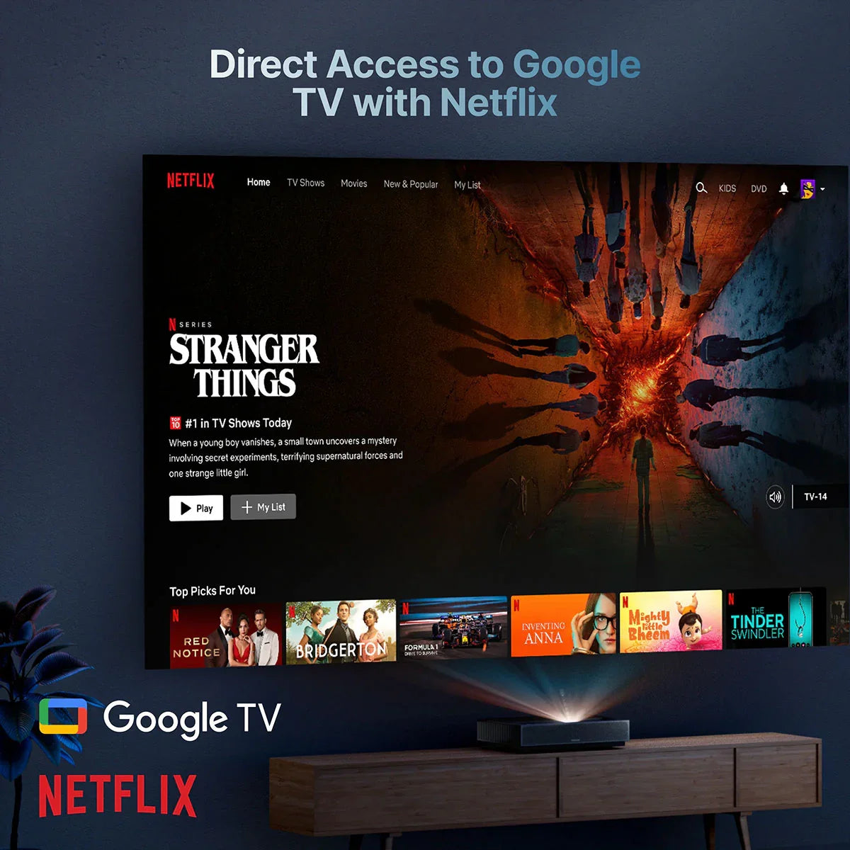 Formovie Cinema Edge UST 4K Laser TV Projector Featuring Google TV with Netflix Formovie Cinema Edge UST 4K Laser TV Projector Featuring Google TV with Netflix