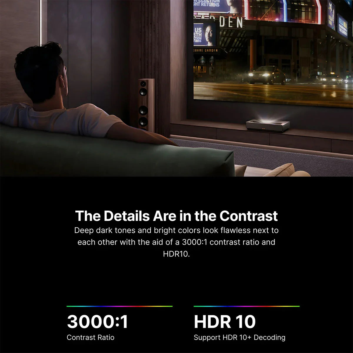 Formovie Cinema Edge 4K UST Laser Projector+Winways 4/8K UST Throw ALR Fresnel Screen Formovie Cinema Edge 4K UST Laser Projector+Winways 4/8K UST Throw ALR Fresnel Screen
