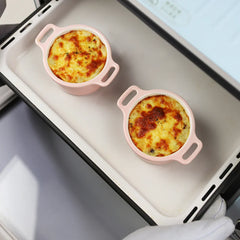 BUYDEEM Ceramic Double-ear Soup Bowl