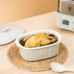 BUYDEEM Ceramic Cocotte For Food Steamer