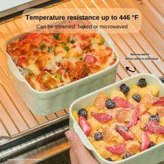 BUYDEEM CT1006 Ceramic Food Storage Bento Lunch Box