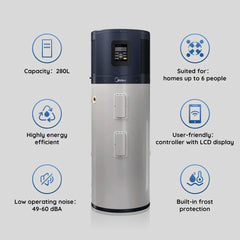 Midea 280L Hot Water Heat Pump