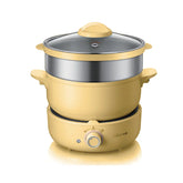 Bear Multifunctional electric hot pot with Steamer