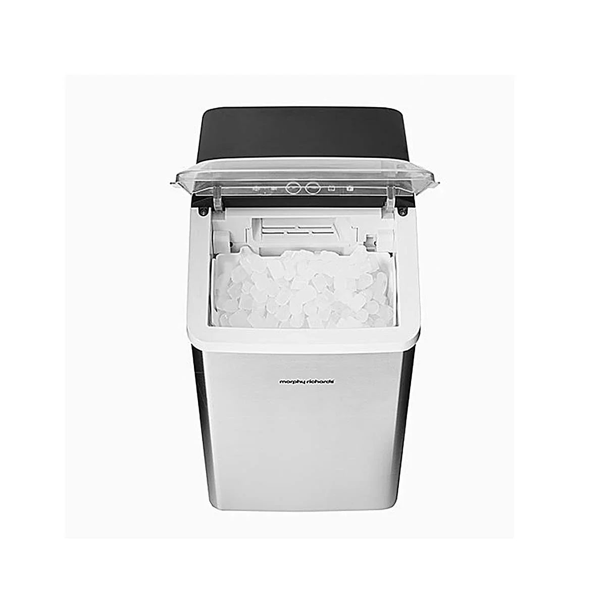 Morphy Richards Nugget 150W Electric Commercial Ice Maker 1.1L Bin Storage SS Morphy Richards Nugget 150W Electric Commercial Ice Maker 1.1L Bin Storage SS