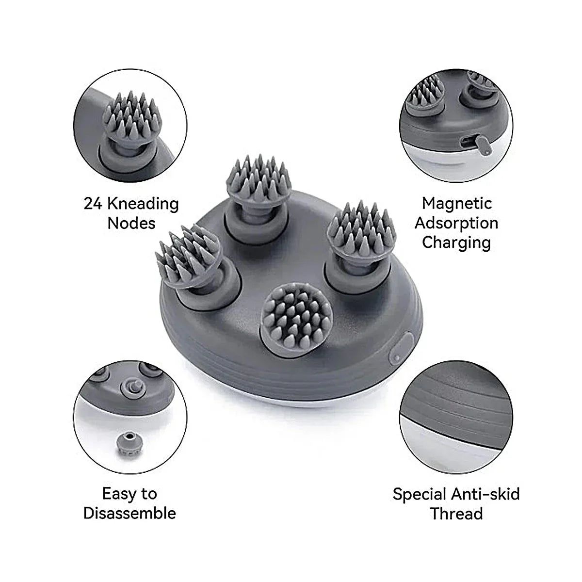 Waterproof Electric Smart Head Massager Head Health Care Relax Pet Cat Massage Device Waterproof Electric Smart Head Massager Head Health Care Relax Pet Cat Massage Device