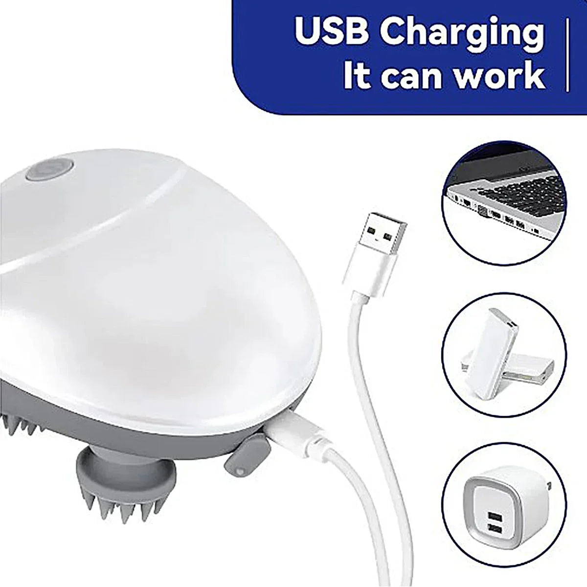 Waterproof Electric Smart Head Massager Head Health Care Relax Pet Cat Massage Device Waterproof Electric Smart Head Massager Head Health Care Relax Pet Cat Massage Device
