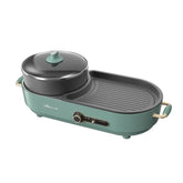 Bear Multi-functional 2-in-1 Cooking Hot Pot And Griddle Barbecue Machine
