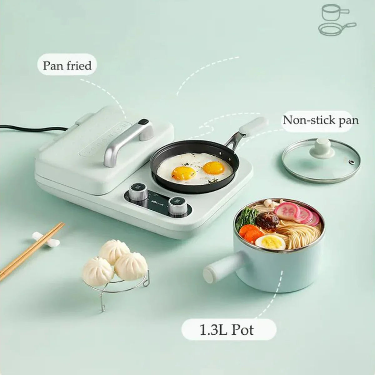 小熊家用小型多功能早餐机 小熊家用小型多功能早餐机