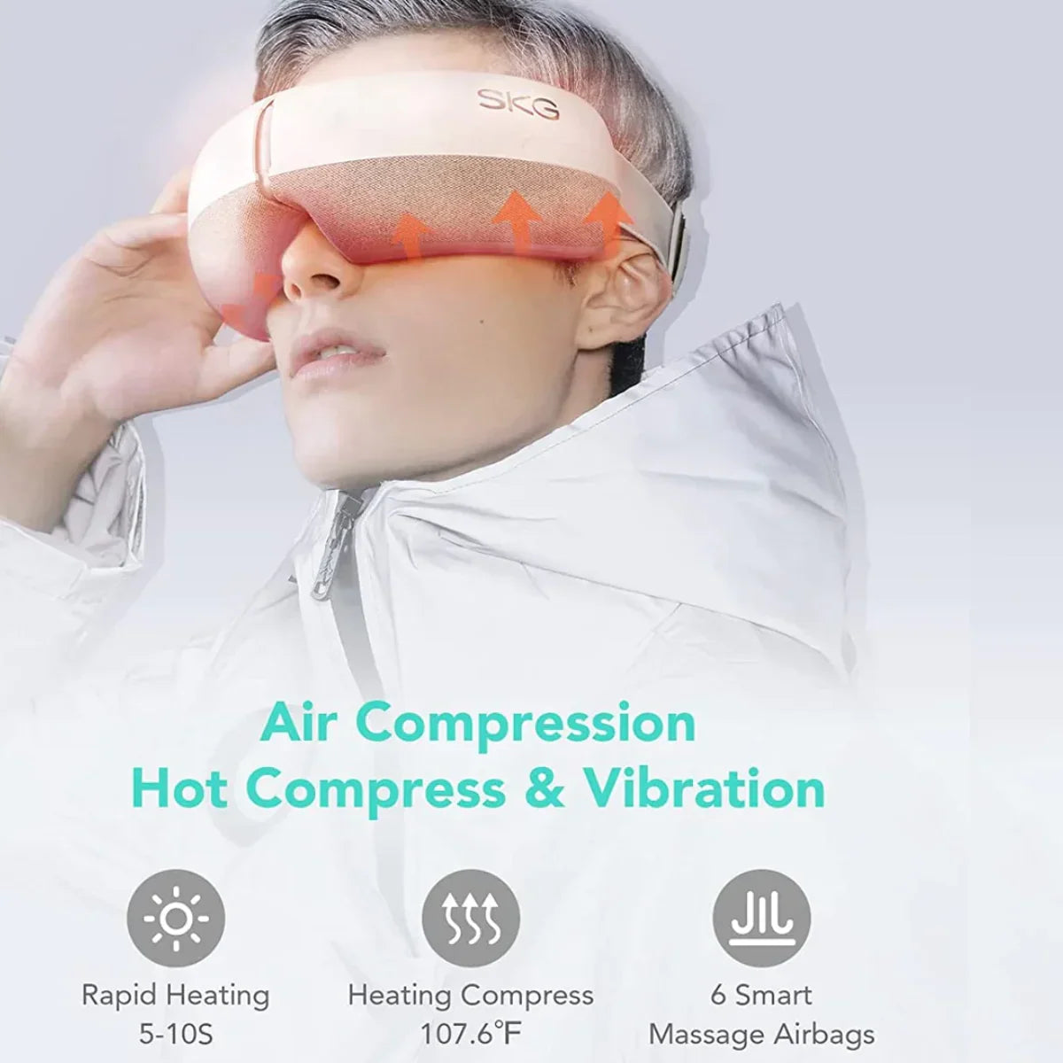 SKG E3 Eye Massager With Heat For Migraines SKG E3 Eye Massager With Heat For Migraines