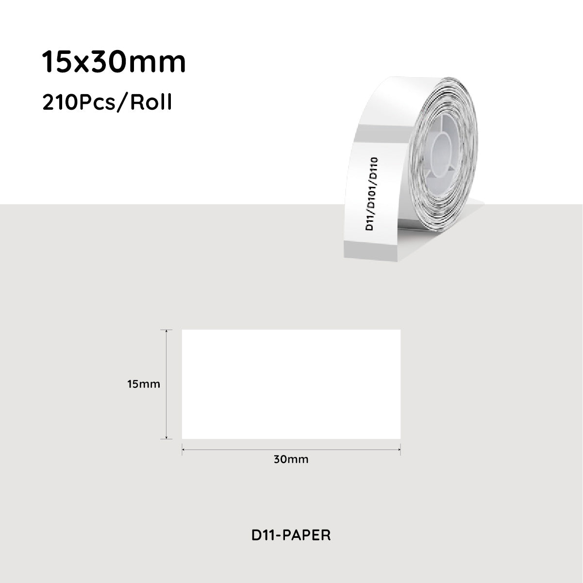 NIIMBOT Thermal Label Paper Waterproof Oil-proof Label Sticker For D11/D101/D110 NIIMBOT Thermal Label Paper Waterproof Oil-proof Label Sticker For D11/D101/D110