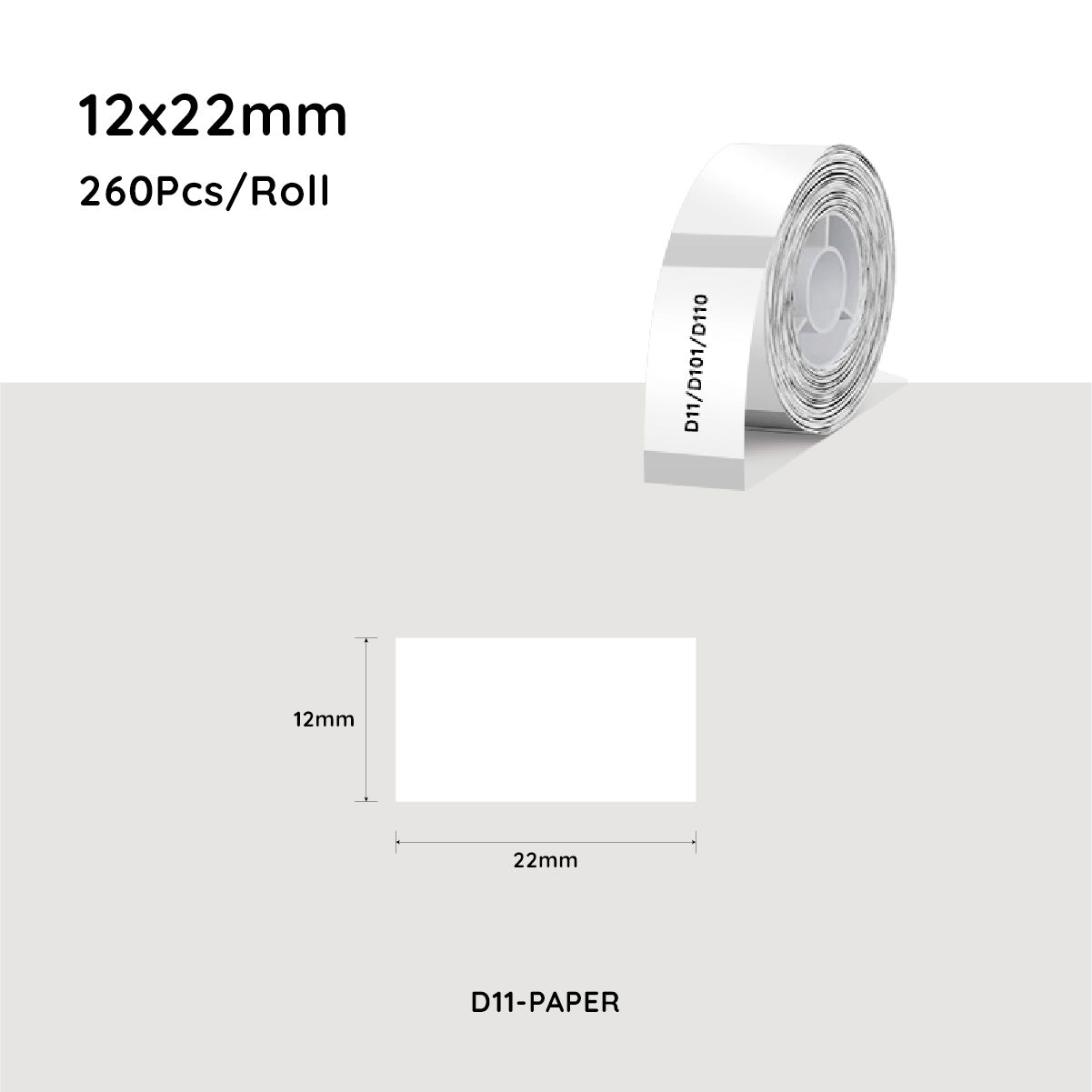 NIIMBOT Thermal Label Paper Waterproof Oil-proof Label Sticker For D11/D101/D110 NIIMBOT Thermal Label Paper Waterproof Oil-proof Label Sticker For D11/D101/D110