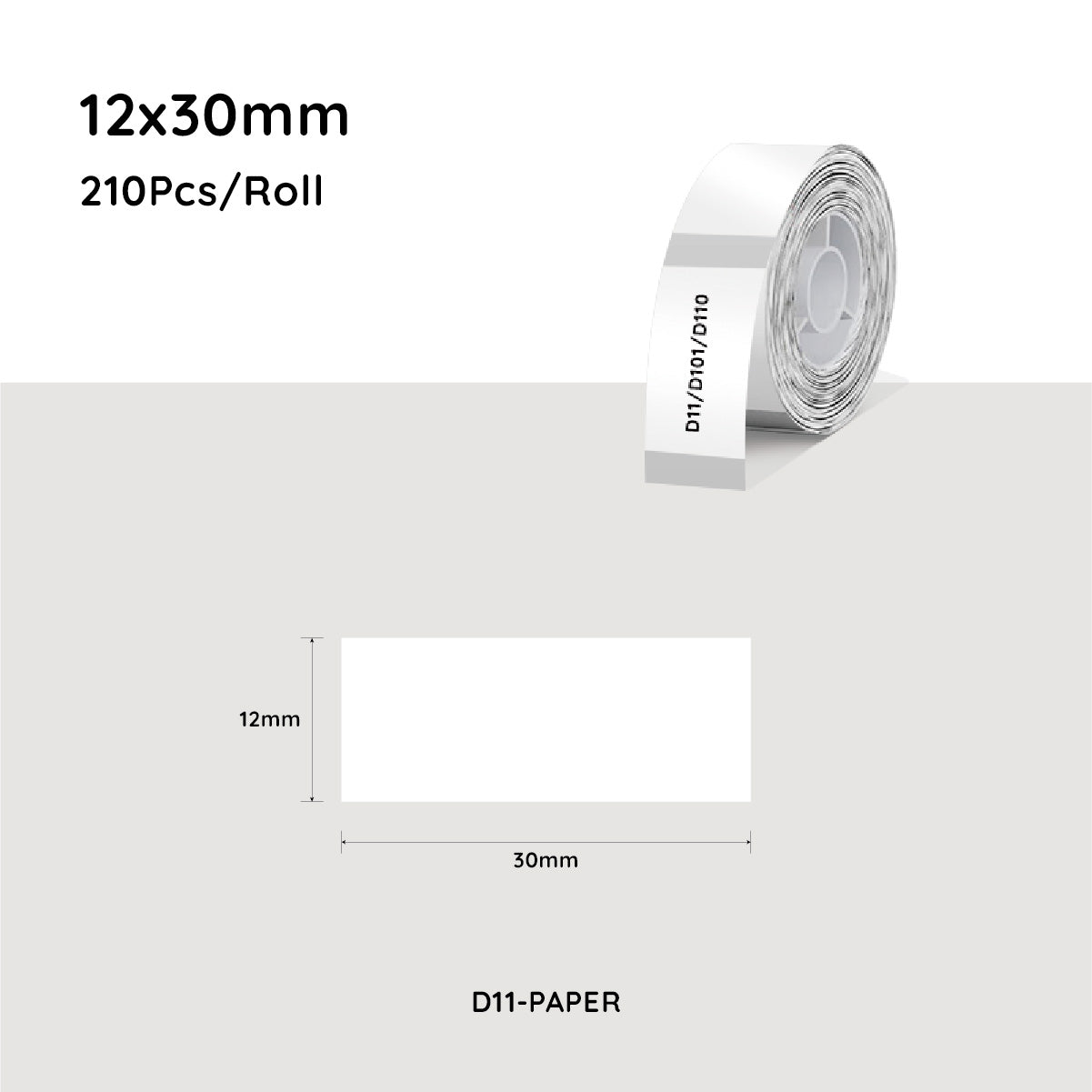 NIIMBOT Thermal Label Paper Waterproof Oil-proof Label Sticker For D11/D101/D110 NIIMBOT Thermal Label Paper Waterproof Oil-proof Label Sticker For D11/D101/D110