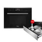Midea 44L Built-in Compact Digital Touch Control Oven+Midea Warming Drawer