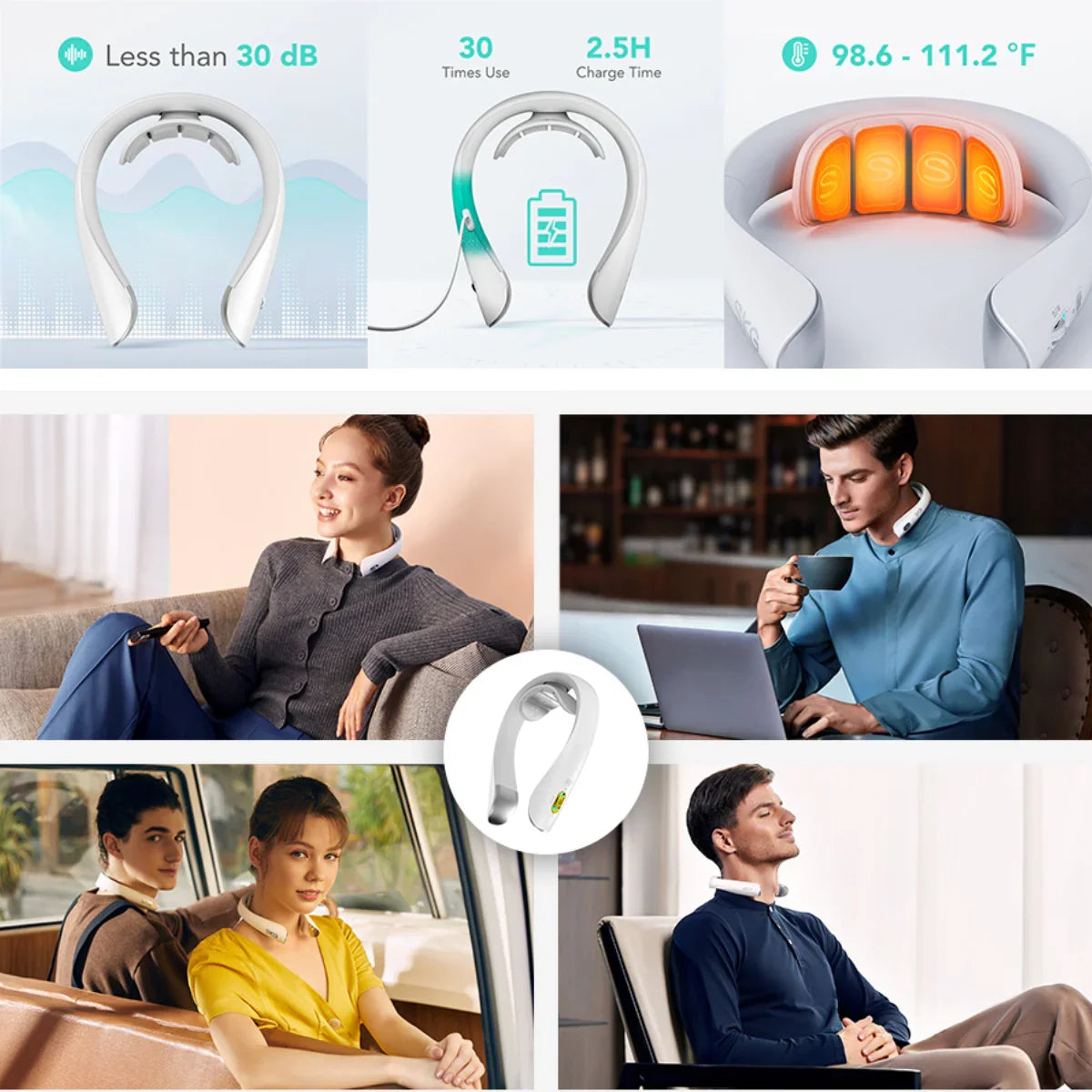 SKG K5 Pro Intelligent Neck Massager With Heat SKG K5 Pro Intelligent Neck Massager With Heat