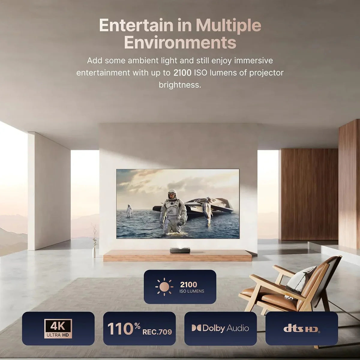 Formovie Cinema Edge 4K UST Laser Projector+Winways 4/8K UST Throw ALR Fresnel Screen Formovie Cinema Edge 4K UST Laser Projector+Winways 4/8K UST Throw ALR Fresnel Screen