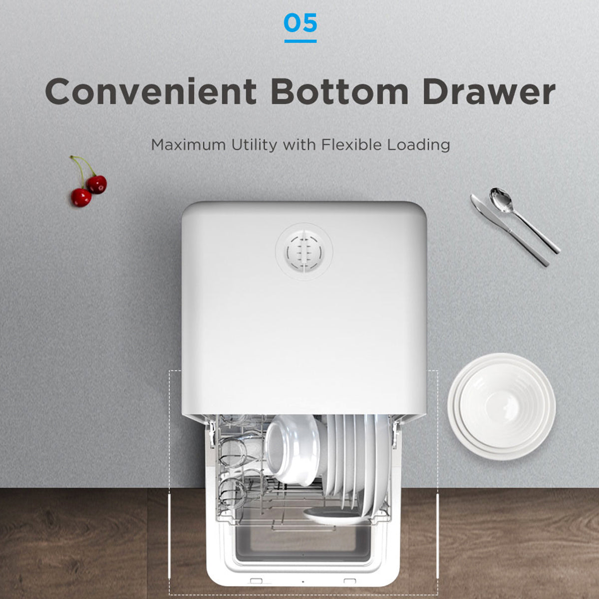 Midea 3rd Gen Benchtop Mini Dishwasher Multifunctional 3 Place Dish Washing Latest Version Water Tray Included Midea 3rd Gen Benchtop Mini Dishwasher Multifunctional 3 Place Dish Washing Latest Version Water Tray Included