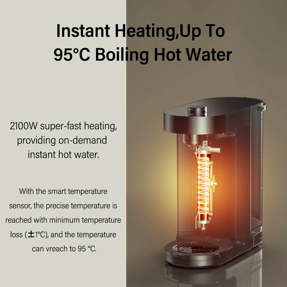 Midea Instant Hot Countertop Water Dispenser With Filter Midea Instant Hot Countertop Water Dispenser With Filter