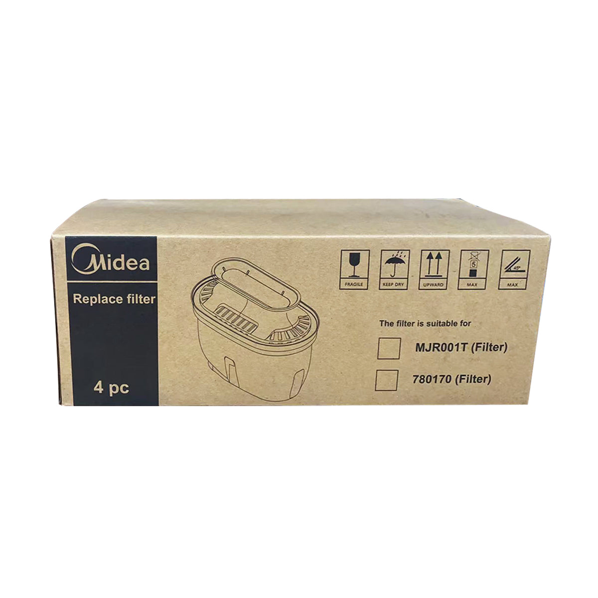 Midea Instant Hot Countertop Water Dispenser Replacement Filter Cartridge *4