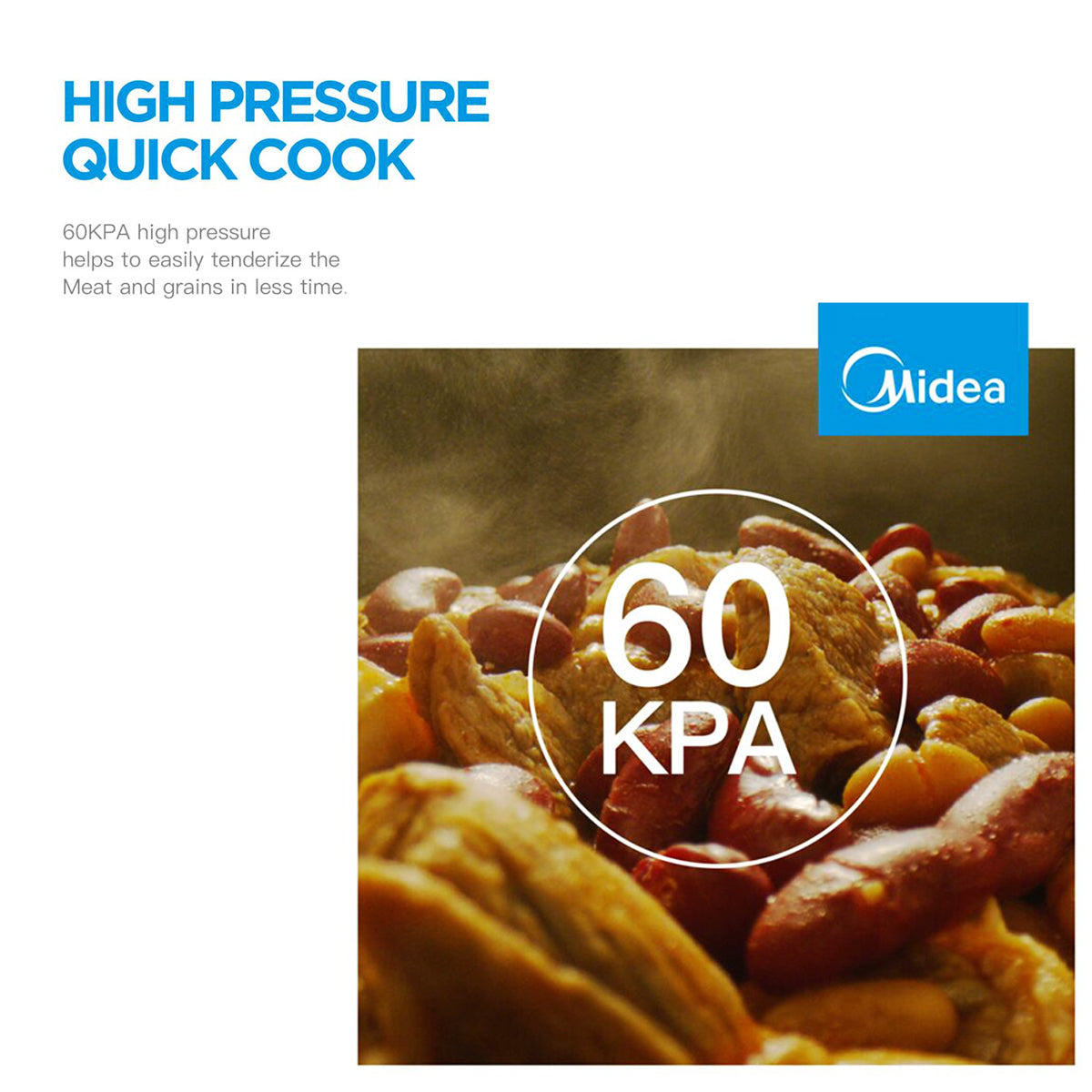 Midea 5.7L 12 Programs Pressure Cooker