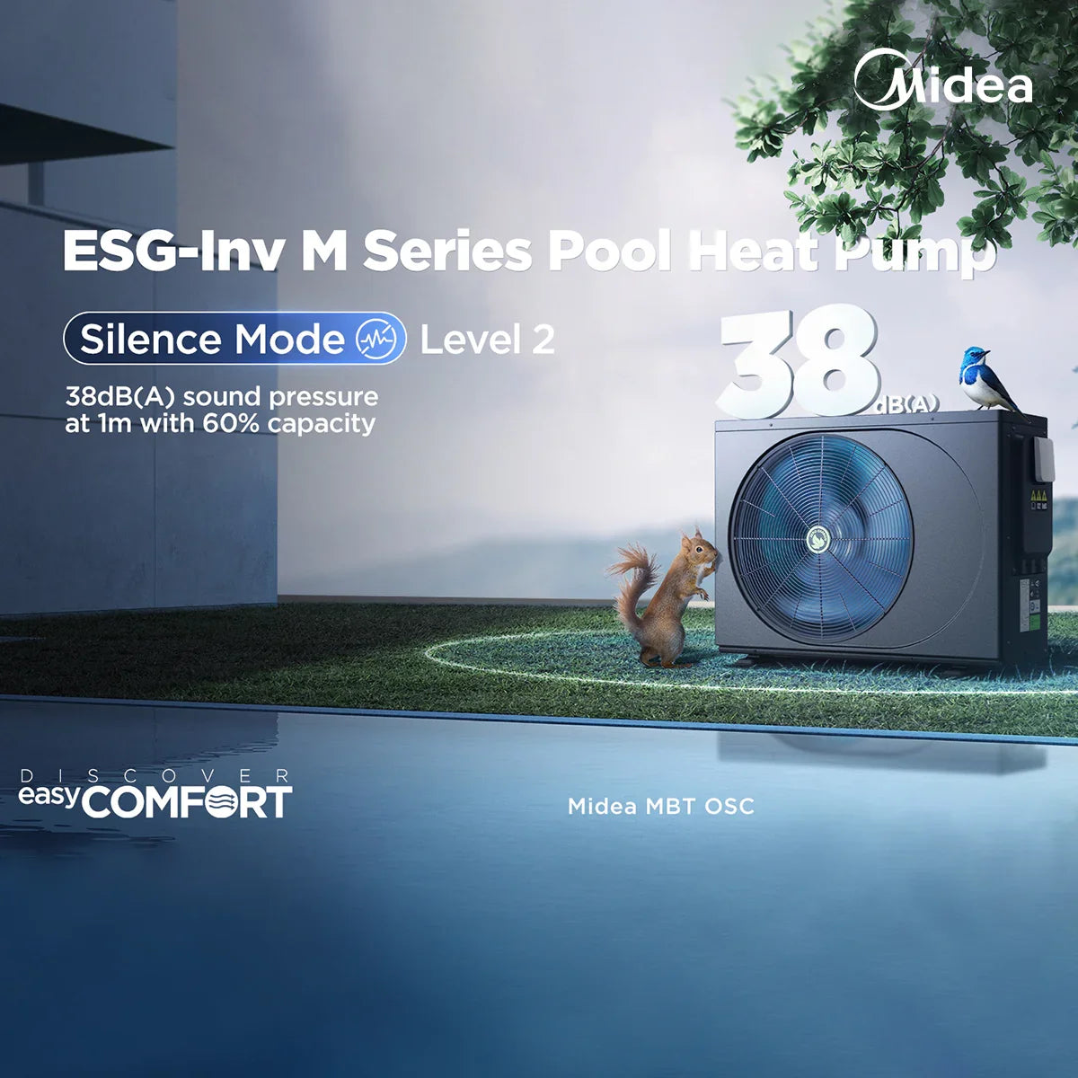 Midea ESG-Inv M Series Pool Heat Pump 7KW Midea ESG-Inv M Series Pool Heat Pump 7KW