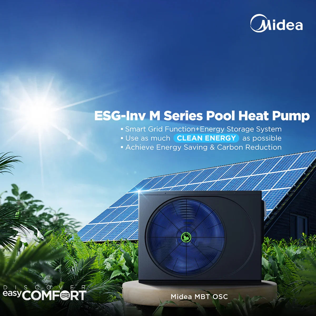 Midea ESG-Inv M Series Pool Heat Pump 20KW Midea ESG-Inv M Series Pool Heat Pump 20KW