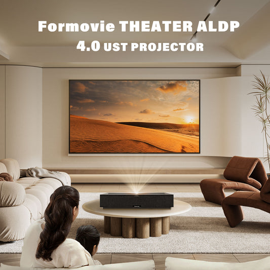 Elevate Your Home Theater Experience with Formovie THEATER ALDP 4.0 UST Projector