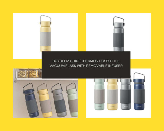 BUYDEEM CD1011 Thermos Tea Bottle Vacuum Flask With Removable Infuser