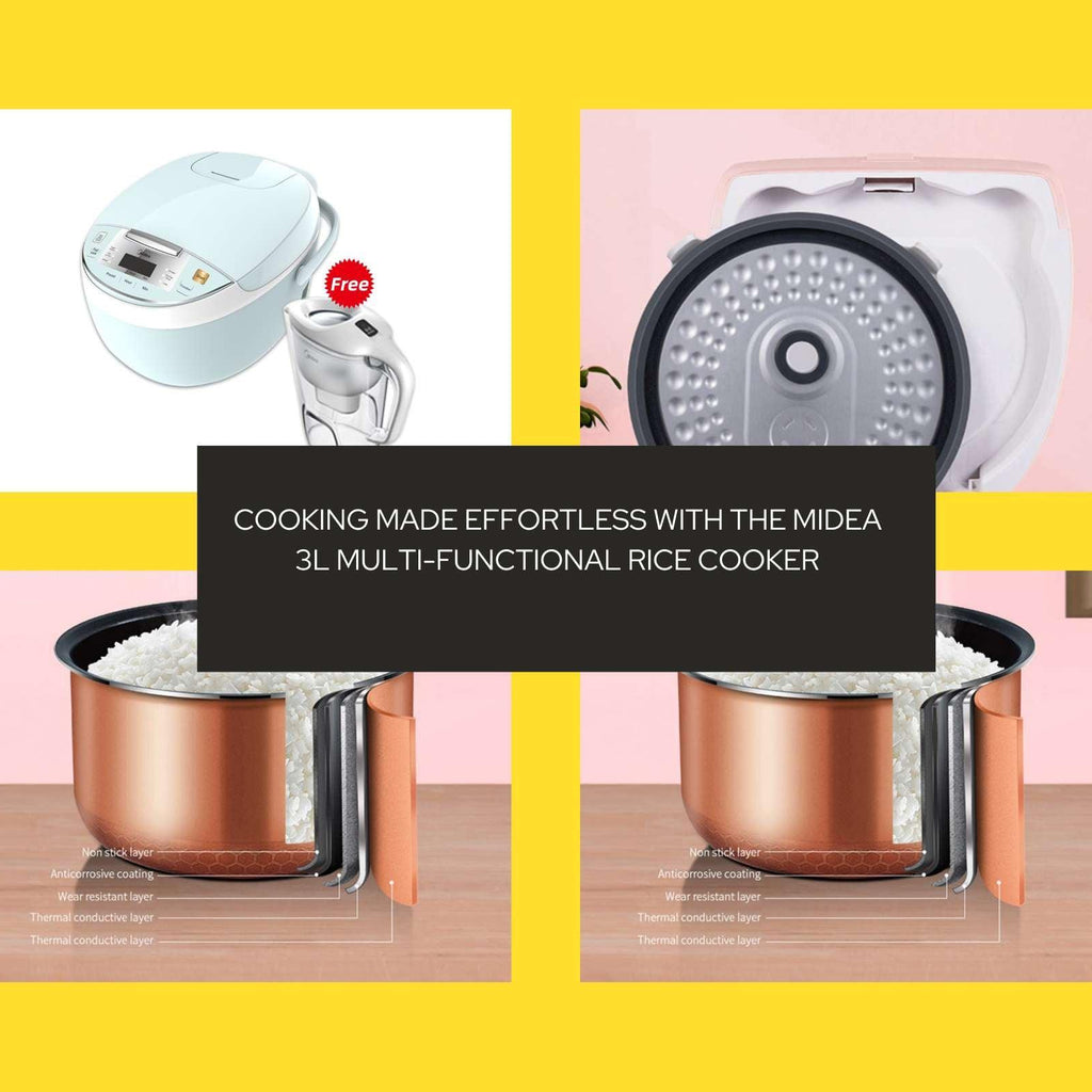 Cooking Made Effortless with the Midea 3L Multi-Functional Rice Cooker ...