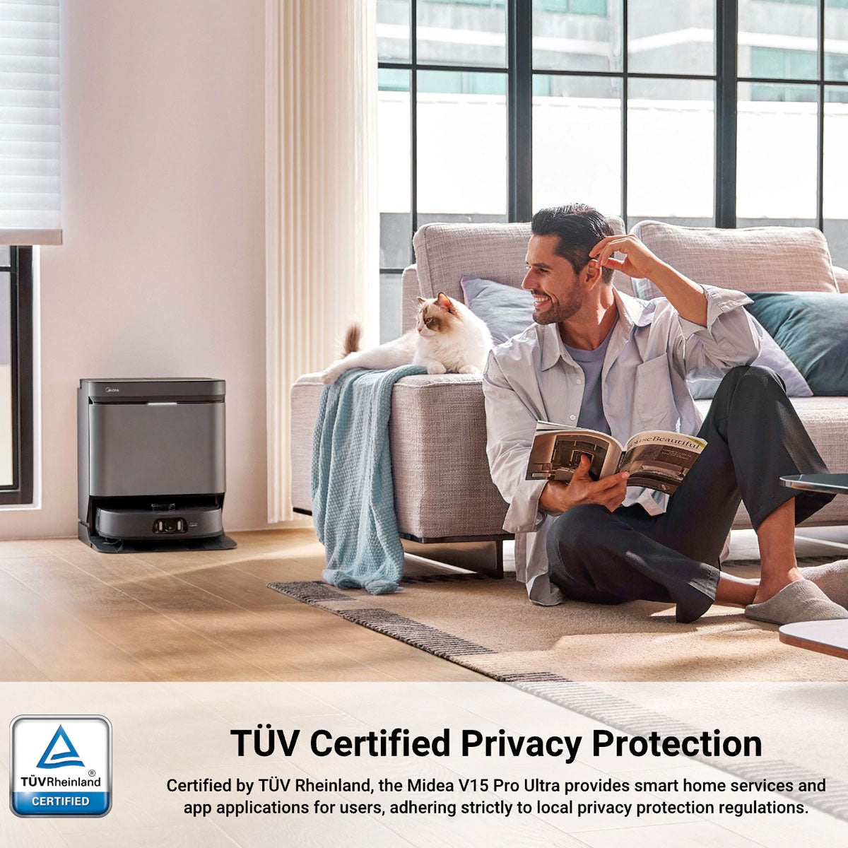 Midea V15 Pro Robotic Vacuum and Mop MV15ULTRAAPK