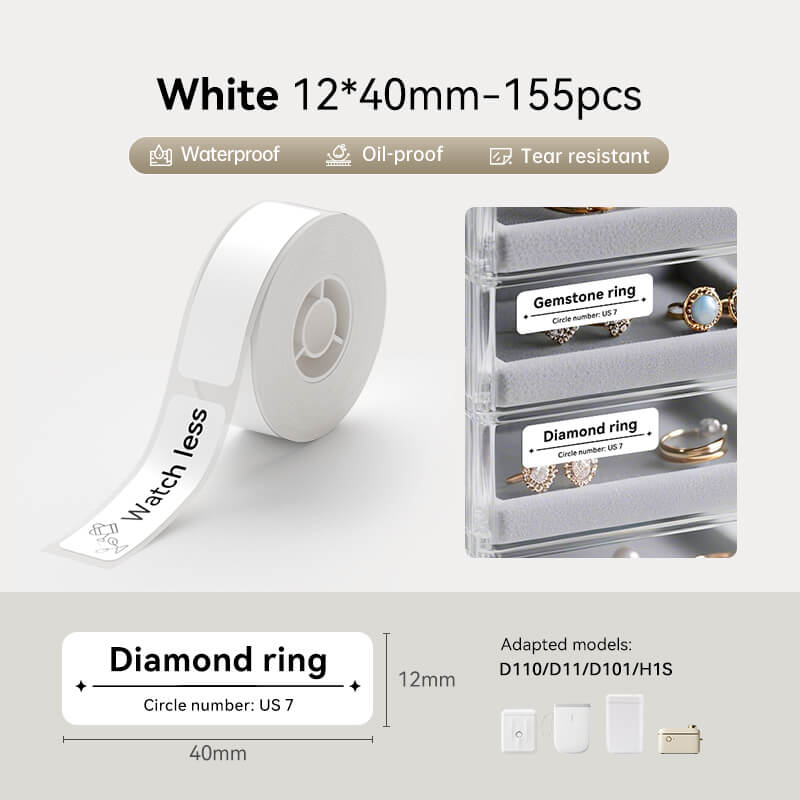 NiiMbot D11/D101/D110/H1S Thermal Labels