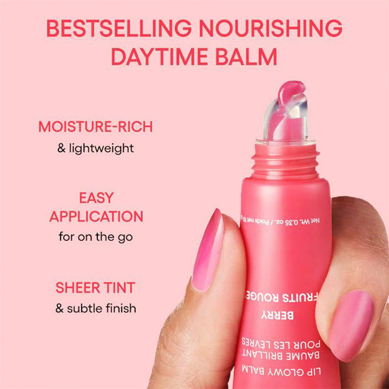 LANEIGE Glowy Lip Minis Set 4 x Hydrating High-Shine Lip Balm Gift Set