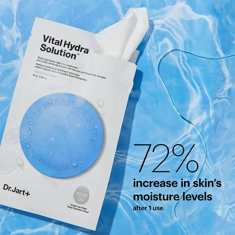 Dr.Jart+ Dermask Water Jet Vital Hydra Solution Sheet Mask 5 Pack