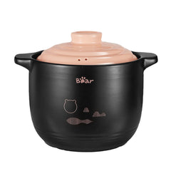 Bear Heat Resistant Spodumene Ceramic Cooking Casserole 6.5L