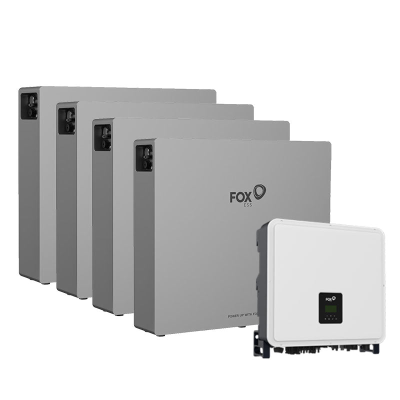 FoxESS 41.44kWh EP11 HV Energy Storage & 10kW Single Phase Hybrid Inverter (KH-10.0-E-G2)