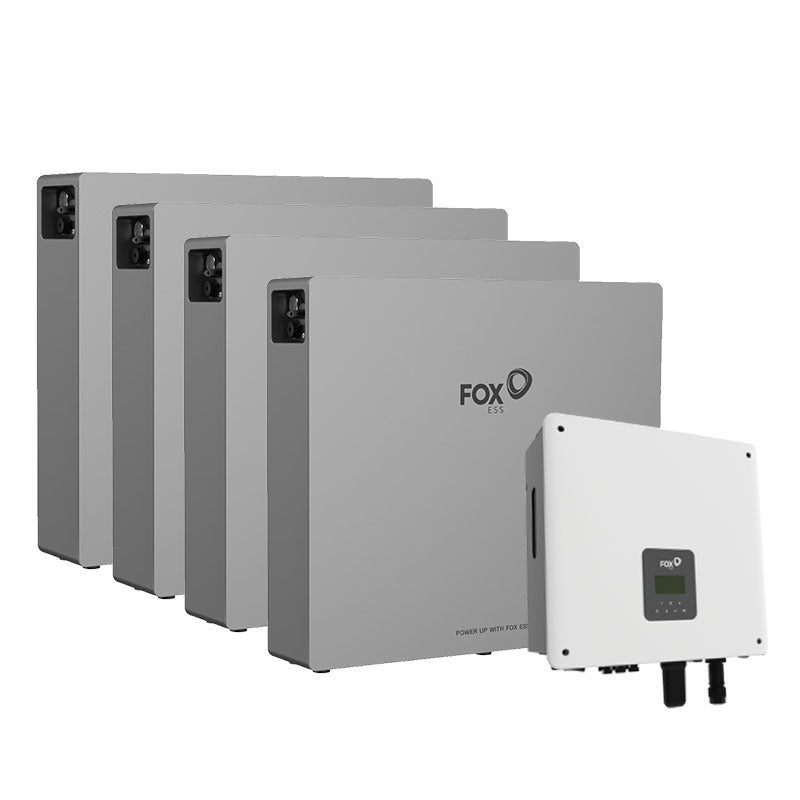 FoxESS 41.44kWh EP11 HV Energy Storage & 5kW Single Phase Hybrid Inverter (H1-5.0-E-G2)