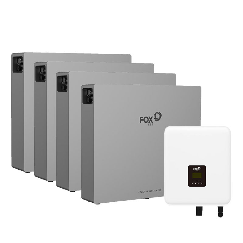 FoxESS 41.44kWh EP11 HV Energy Storage & 5kW Single Phase Hybrid Inverter (H1-5.0-E-G2)