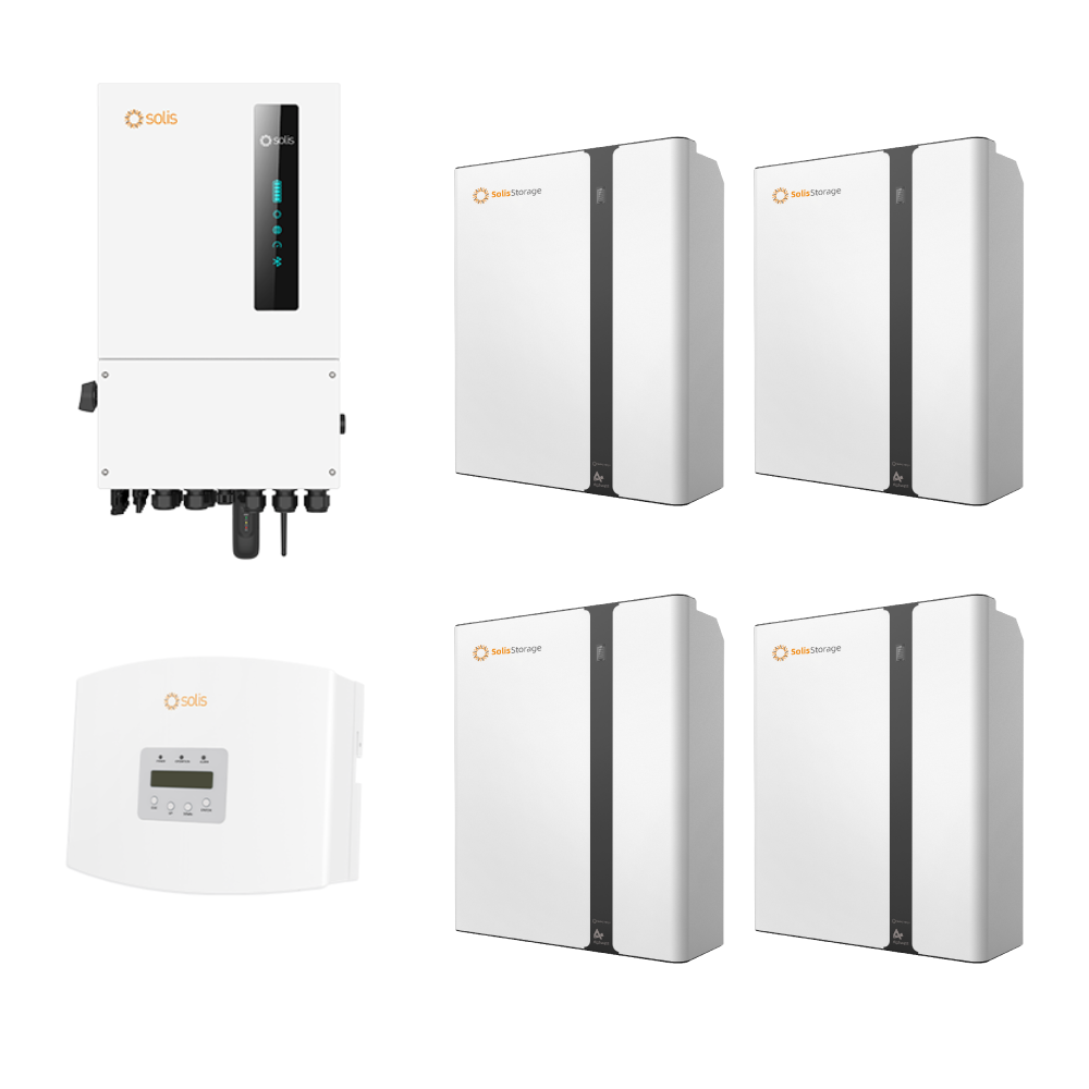 Solis-AlphaESS  53.2kWh SMILE-BAT-13.3P LV Battery System + 8kW Single Phase Hybrid Inverter（S6-EH1P(3-8)K-L-PLUS-AU）