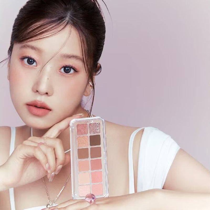 CLIO Pro Eye Palette Air 02 Rose Connect 12-Color Eyeshadow Palette